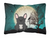 Carolines Treasures, Inc Halloween Dog Art Canvas Fabric Decorative Pillow, Canvas, New