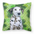 St Patrick's With Dog Fabric Decorative Pillow - 652259223589