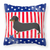 USA Design with Dog Fabric Decorative Pillow - 638508508652
