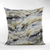 Plutus Velvet Crest Black, Gray, Citrine Handmade Luxury Pillow - 017247675649