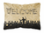 Carolines Treasures Welcome Canvas Fabric Decorative Pillow, Canvas, 12x16 Inches, Decorative Throw Cushion