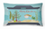 Carolines Treasures Sealife Art Merry Christmas Canvas Fabric Decorative Pillow, Canvas Material, 12x16 Inches, Vibrant Display