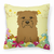 Easter Eggs Design Dog Art Fabric Decorative Pillow - 638508767912