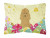 Easter Eggs Dog Art Canvas Fabric Decorative Pillow - 638508783516