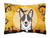 Caroline's Treasures Halloween Dog Art Canvas Fabric Decorative Pillow, Full Color Artwork, 12x16 Inches, Decorative Accent