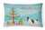 Carolines Treasures Christmas Tree Dog Art Canvas Fabric Decorative Pillow, Style 2 Artwork