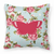 Carolines Treasures, Inc Butterfly Shabby Chic Fabric Decorative Pillow, Blue, 18x18 Inch, Cozy Throw Pillow