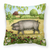 Carolines Treasures, Inc Pig Themed Fabric Decorative Pillow, 18 x 18 inches Classic