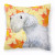 Fall Design with Dog Fabric Decorative Pillow - 652259220731