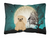 Caroline?s Treasures Halloween Dog Art Polyester Decorative Pillow, Canvas Style, 12x16
