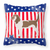 USA Design with Dog Fabric Decorative Pillow - 638508508737