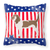 USA Design with Dog Fabric Decorative Pillow - 638508508737