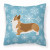 Winter Snowflake With Dog Fabric Decorative Pillow - 638508515032