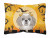 Carolines Treasures Halloween Dog Art Canvas Fabric Decorative Pillow, 12x16 Inches, Polyester Blend, Durable