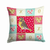 Carolines Treasures Birds Art Love Fabric Decorative Pillow Pattern Artwork, Full Color Artwork, 14x14 Inches