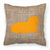 Carolines Treasures, Inc Sealife Burlap Fabric Decorative Pillow, Indoor Outdoor, 18x18 Inches Durable Home Pillow