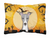Carolines Treasures, Inc Halloween Dog Art Canvas Fabric Decorative Pillow, Canvas Material, 12x16 Inches, Trendy Style