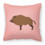 Animal Art Checkboard Design Fabric Decorative Pillow - 638508930194