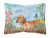 Spring Dog Art Canvas Fabric Decorative Pillow - 652259182602