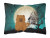 Carolines Treasures, Inc Halloween Dog Art Canvas Pillow, Canvas, 12x16 Inches, Vibrant Design