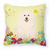Easter Eggs With Dog Fabric Decorative Pillow - 638508769022