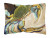 Carolines Treasures Crab Painting Fabric Decorative Pillow, 12x16 Inches, Polyester, soft, comfy