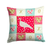 Bird Art Love Fabric Decorative Pillow - 194030133934