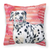 Dog With Love Stripes Fabric Decorative Pillow - 652259222162