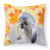 Dog With Fall Design Fabric Decorative Pillow - 652259224036