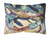 Carolines Treasures Crab Painting Fabric Decorative Pillow, 12x16 Inches, Polyester, bright, comfy