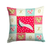 Carolines Treasures, Inc Bird Art Love Fabric Decorative Pillow Design Decor, 14x14 Inches, Polyester