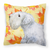 Dog With Fall Design Fabric Decorative Pillow - 652259224210