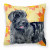Fall Design with Dog Fabric Decorative Pillow - 652259220496