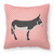 Pink Check Themed Fabric Decorative Pillow - 638508934499