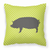 Animal Art Checkboard Design Fabric Decorative Pillow - 638508928429