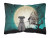 Caroline?s Treasures, Inc. Halloween Dog Art Decorative Pillow, Canvas Fabric