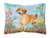 Spring Dog Art Canvas Fabric Decorative Pillow - 652259182848