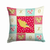 Carolines Treasures, Inc Birds Art Love Fabric Decorative Pillow Design Accent, 14x14 Inches, Polyester