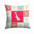 Carolines Treasures Bird Art Love Fabric Decorative Pillow Pattern, 14 inches, 100% Polyester