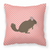 Animal Art Checkboard Design Fabric Decorative Pillow - 638508929587