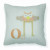 Alphabet Anmals Fabric Decorative Pillow - 638508708250