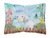 Spring Dog Art Canvas Fabric Decorative Pillow - 652259182923