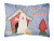 Caroline's Treasures Dog House Collection Canvas Fabric Decorative Pillow, 12x16 Inches