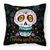 Carolines Treasures Halloween Painting Fabric Pillow, 14x14 Inches, Polyester Decorative Cushion