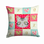 Carolines Treasures Cat Face Love Fabric Decorative Pillow, 14 X 14 Inches, Cute Design