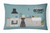 Dog Kitchen Scene Art Canvas Fabric Decorative Pillow - 194030364215