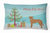 Carolines Treasures, Inc Christmas Tree Dog Art Canvas Fabric Decorative Pillow, Style 2, 12 X 16 Inches, Collectible