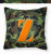Monogram Letter Fabric Decorative Pillow - 705332249171