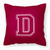 Monogram Letter Fabric Decorative Pillow - 705332249201