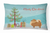 Carolines Treasures Christmas Tree Dog Art Canvas Fabric Decorative Pillow, Style 2, 12 x 16 Inches Plush